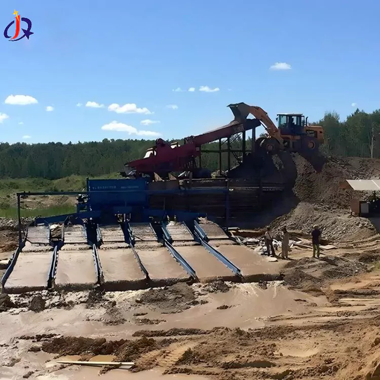 Clay Alluvial guld tvättanläggningar